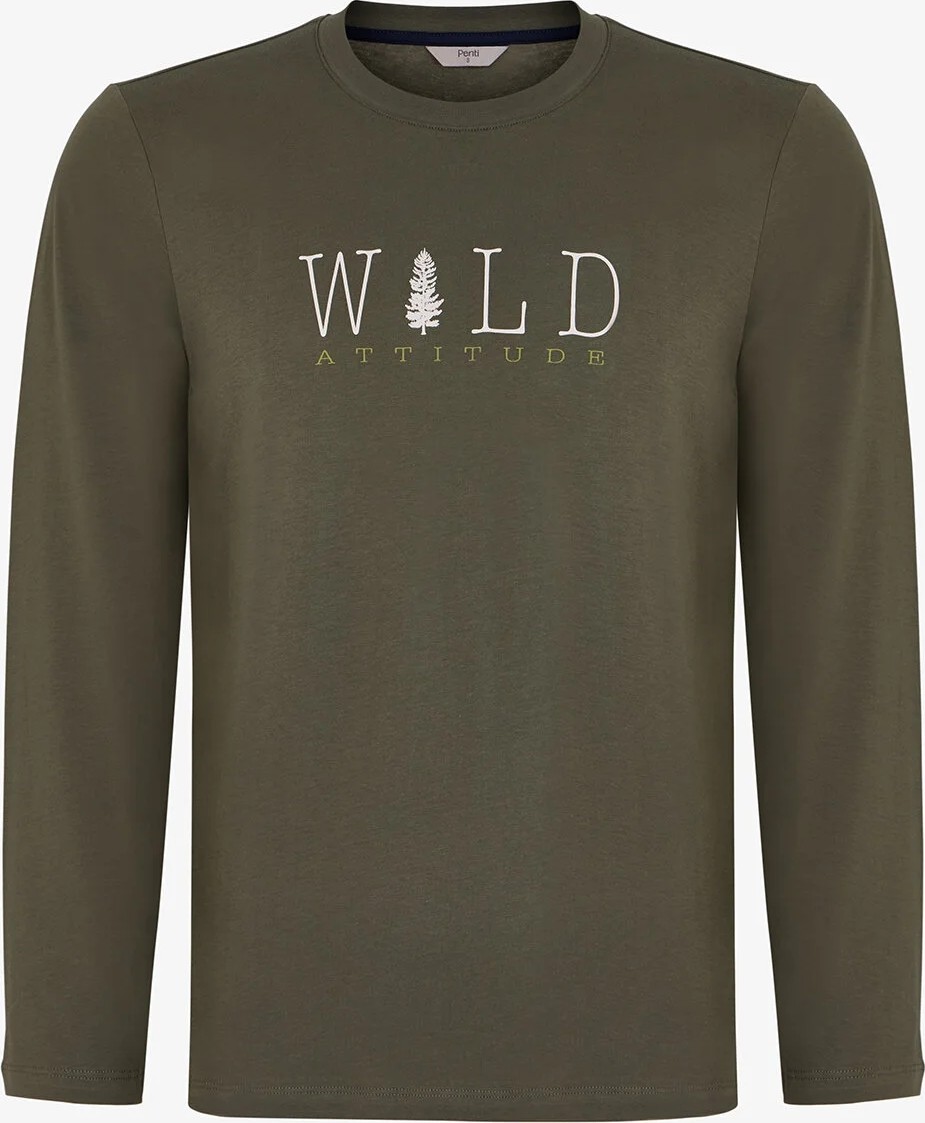 Penti Erkek Wild Attitude Ekoseli Pantolon Uzun Kollu Pijama Takımı görsel 2