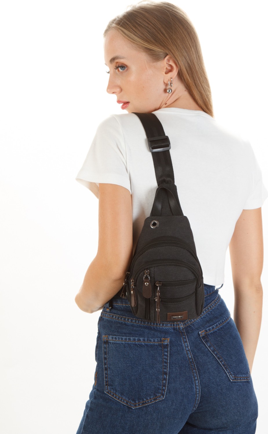 Byhakan NW-2207 Kanvans Bodybag Çantası görsel 5