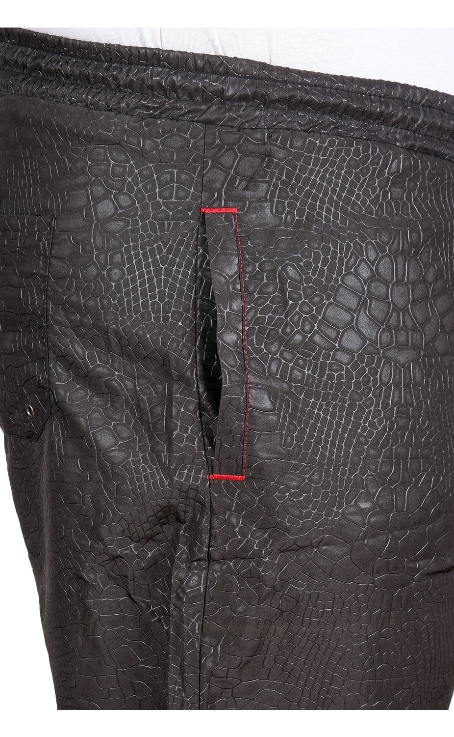 ModeXL Mode Xl Büyük Beden Deniz Sortu Crocodile 26500 Lacivert görsel 3