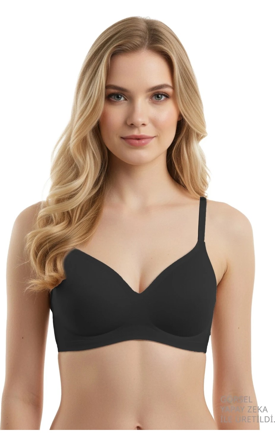 Cottonhill Seamless Bra - Soft | Lazer Kesim Balensiz Ayarlanabilir Askılı Dikişsiz Kadın Sütyen 2'li Paket-3 görsel 5