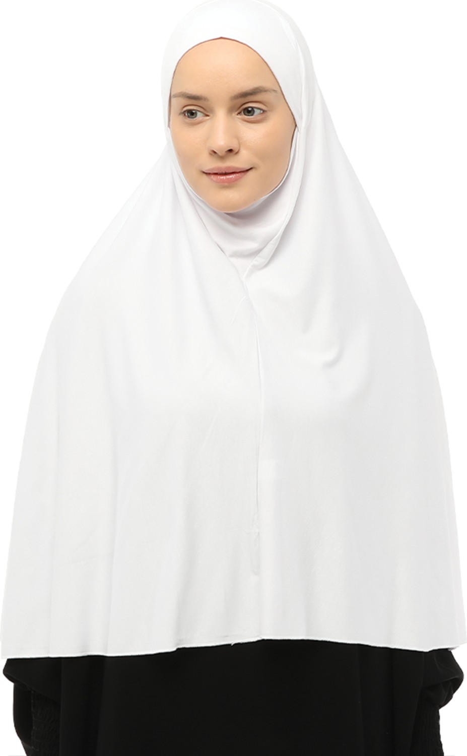 Altobeh Hazır Türban Peçeli Pratik Eşarp Tesettür Nikaplı Hijab - Namaz Örtüsü Sufle (3Xl) - Füme