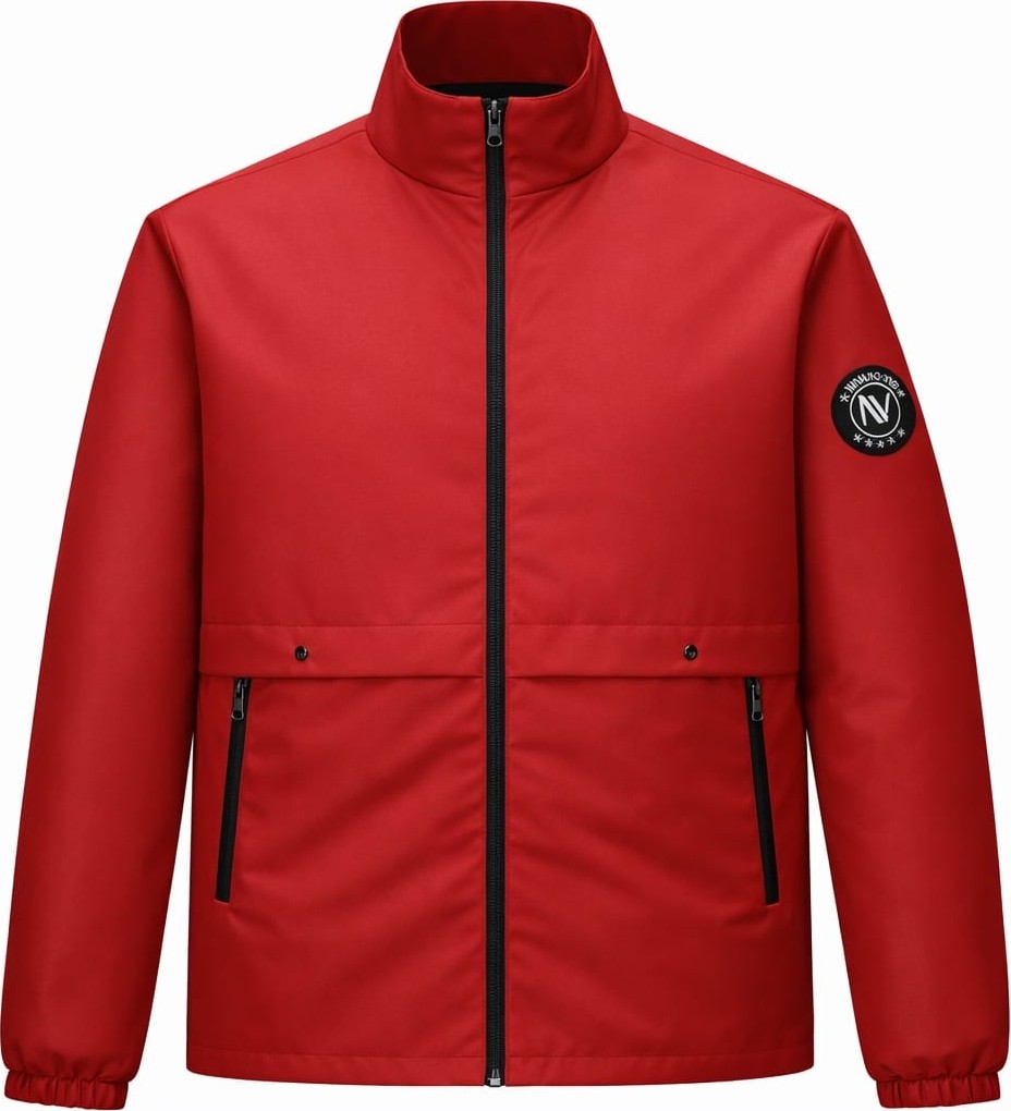 Nivaro Erkek Ceket Regular Fit Dik Yaka Fermuarlı Modern Stil Mevsimlik Mont