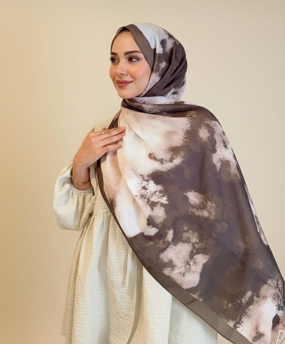 Revam Collection Batik Desenli Pamuk Soft Şal Ilham Serisi