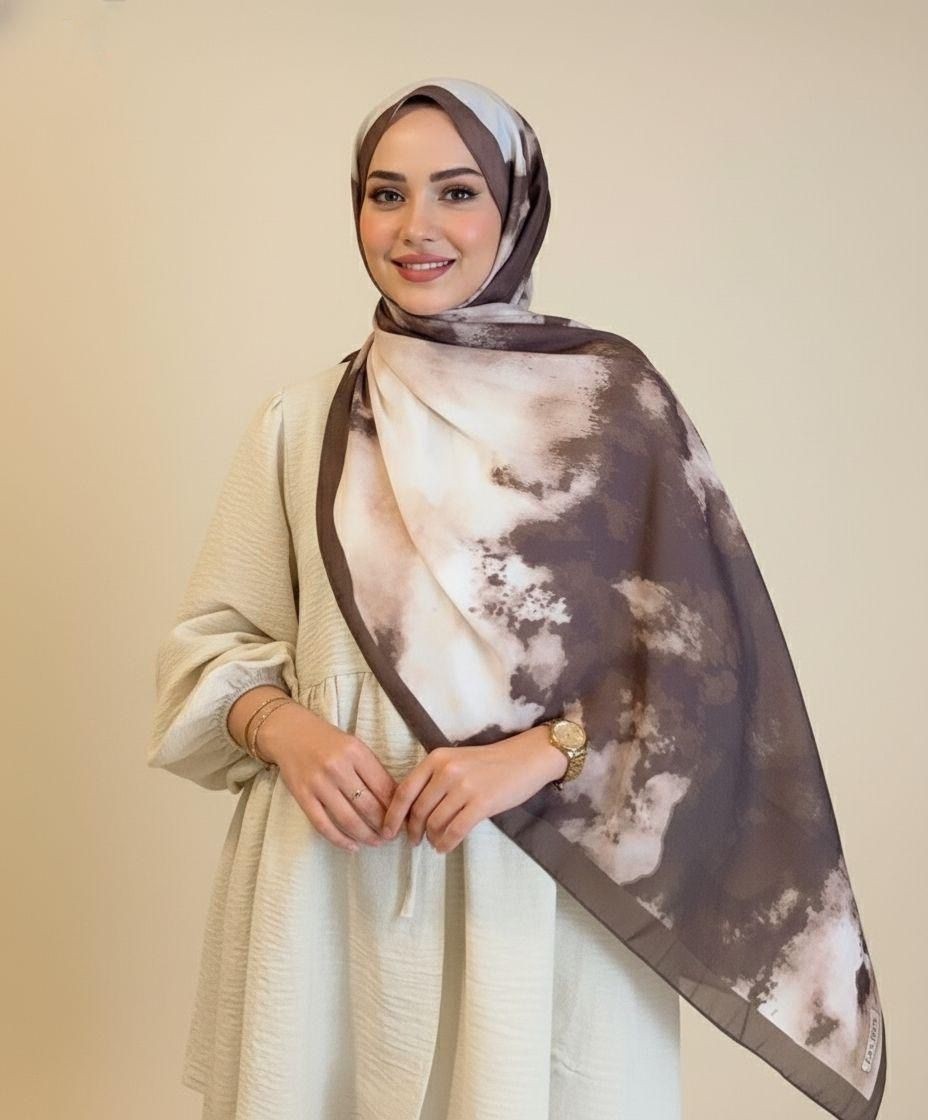 Revam Collection Batik Desenli Pamuk Soft Şal Ilham Serisi görsel 2