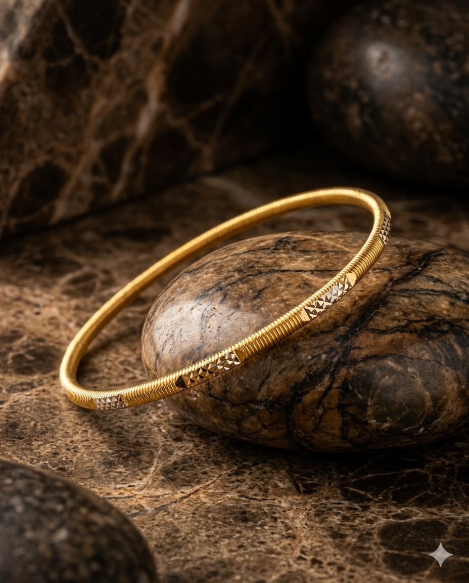 Sarezza Gold 22 Ayar Yıldız Model Ajda Bilezik 10 gr