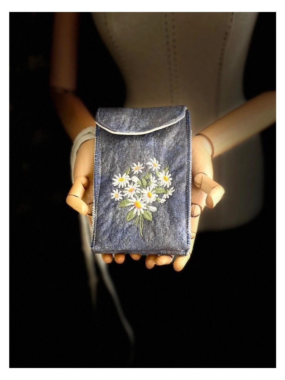 Ggart Handmade Meadov Nakış Işlemeli Telefonluk, Telefon Çantası V19 görsel 3