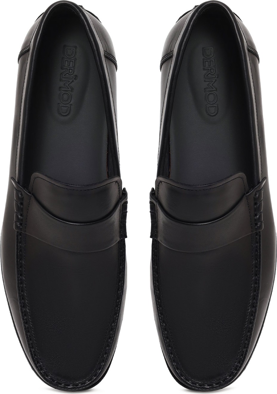 Derimod Erkek Siyah Deri Casual Loafer 26SFD632218 görsel 4