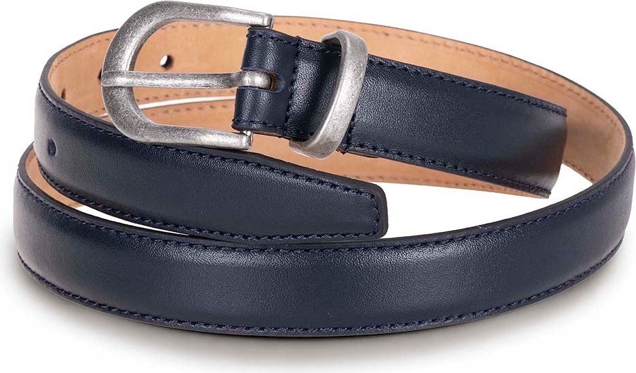 BloominBag Bloom In Still Kadın Hakiki Deri Kemer - Navy Plain