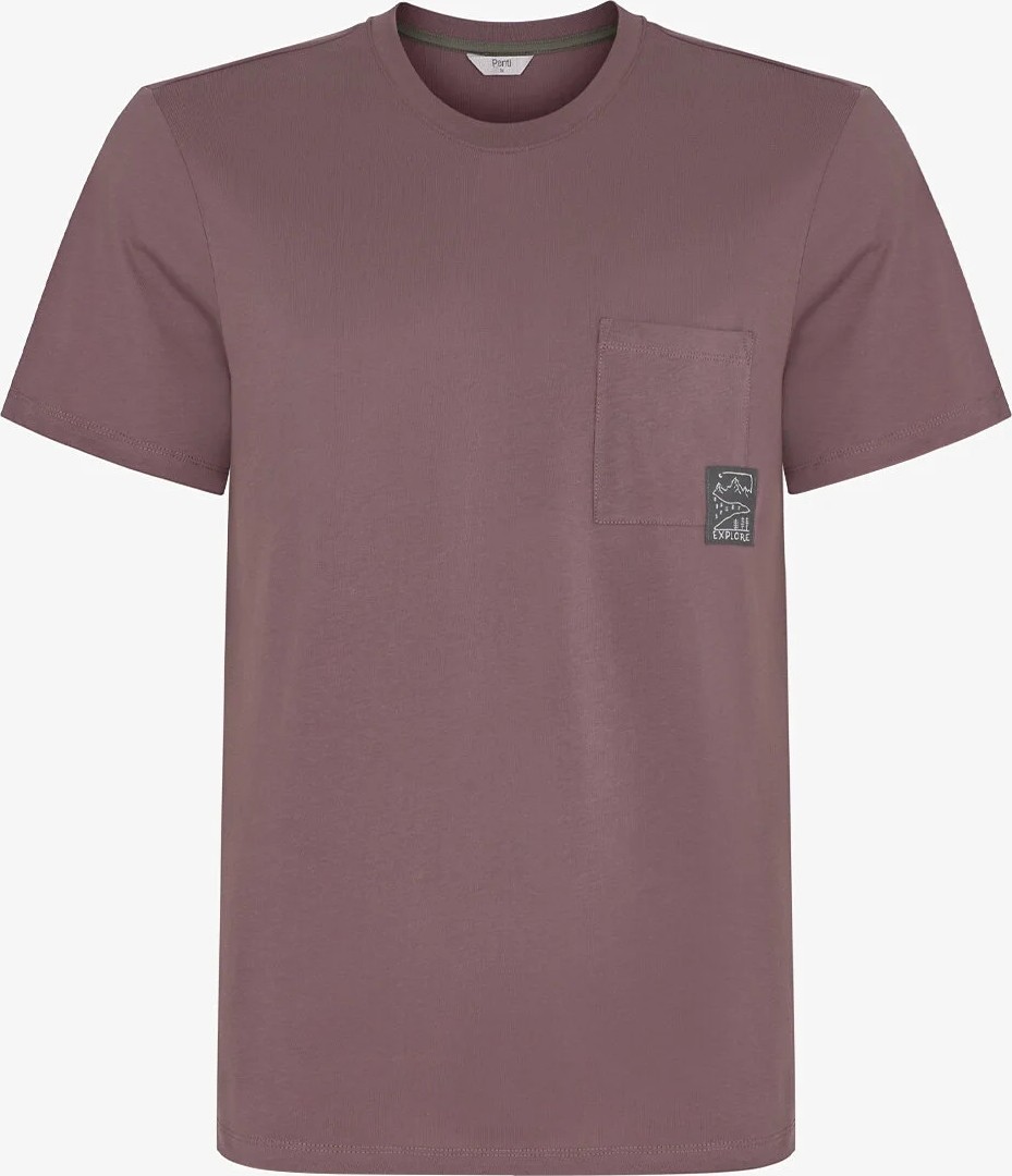 Penti Erkek Kahverengi Woodland Earth Kısa Kollu Şort Pijama Takımı görsel 2
