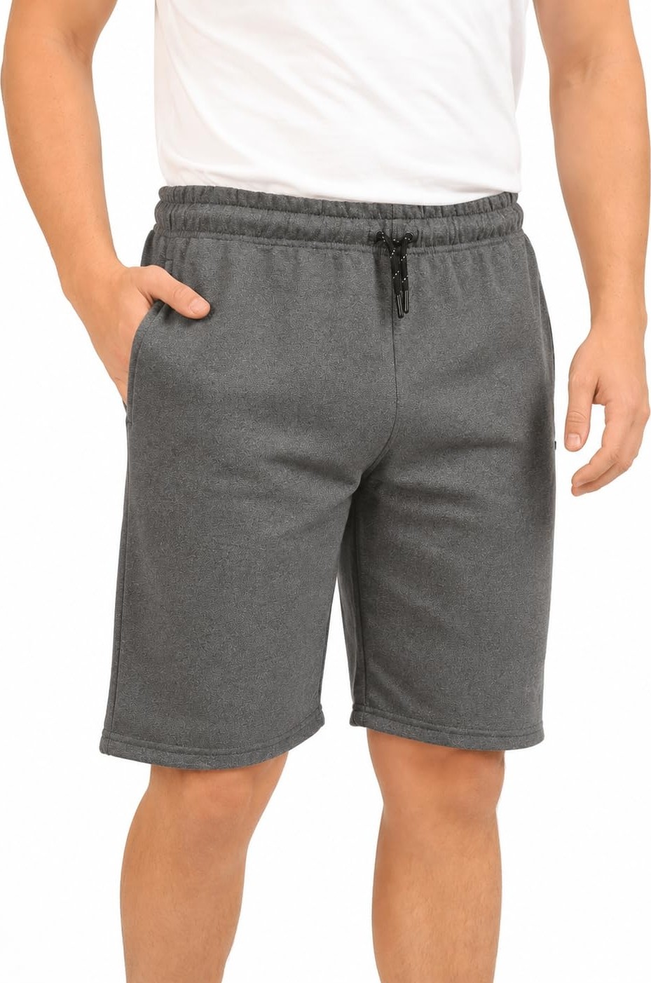 Esranın Dünyası Comeor Spor Pantolonu, Erkek, Kısa, Şort, Kısa Jogging Pantolonu, Koşu Şortu, Koşu Şortu, Erkek, Yazlık, Pamuk, Antrenman Pantolonu, Bermuda Şort, Fitness Pantolonu, Tenis Pantolonu, Koyu Gri., 5xl