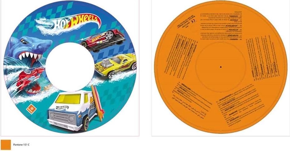 S00016876 Şişme Can Simidi Ht Wheels 50CM -Sun görsel 3