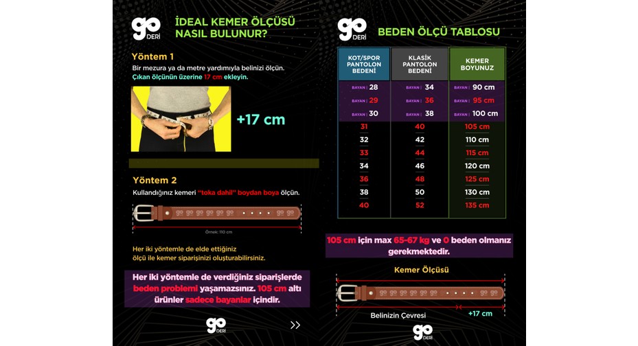 GoDeri Deri, Siyah Nikel Tokalı 4 cm Koyu Kahverengi Kadın Kemeri; Kot, Spor Kemer görsel 5
