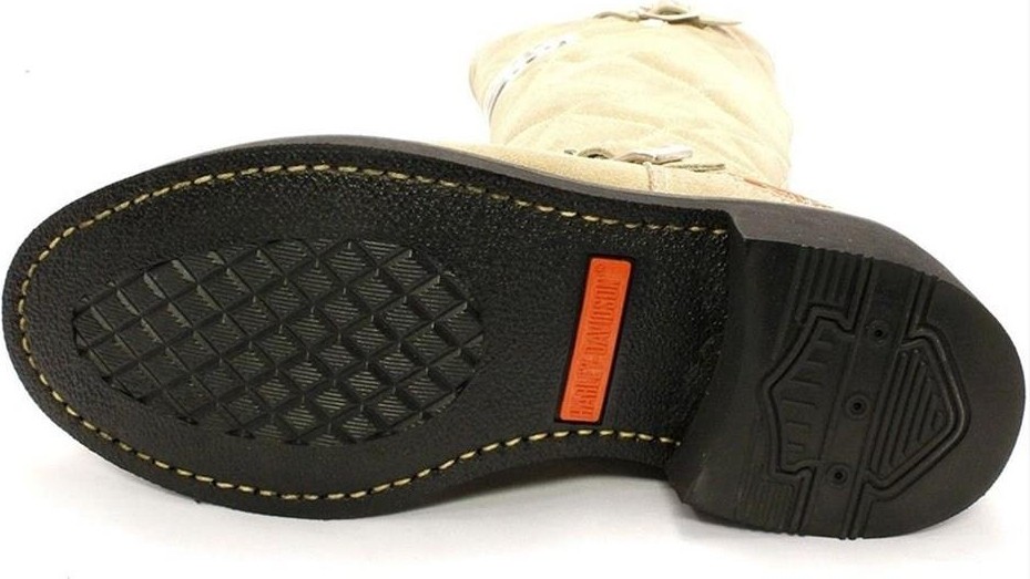 Harley Davidson Klasik Çizme LACONIA CROSTA Bej Kadın Günlük Kullanım İçin Şık Tasarım görsel 4