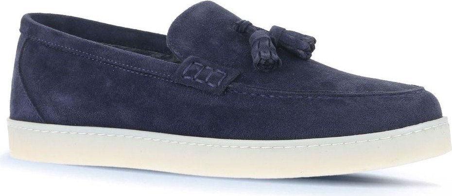 Bueno Shoes Lacivert Süet Erkek Loafer 07MA22372026 görsel 2