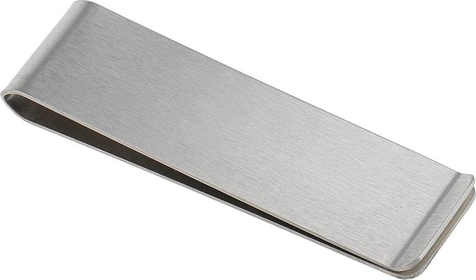 SPELT Metal Kağıt Para Tokası Kart Tutucu Klips Cüzdan Ataş Gümüş 70 mm x 20 mm