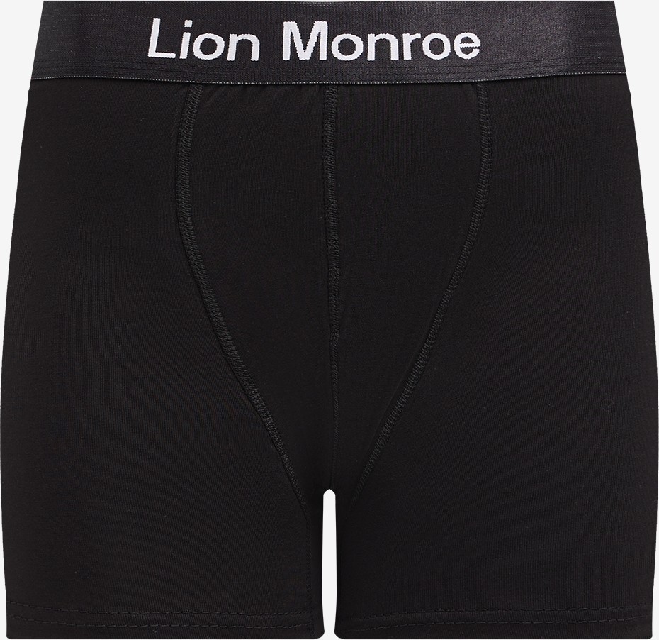 Lion Monroe Erkek Premium Saf Pamuklu Siyah 5'li Esnek Boxer Paketi Hediye Kutulu - QUİTE BLACK görsel 3