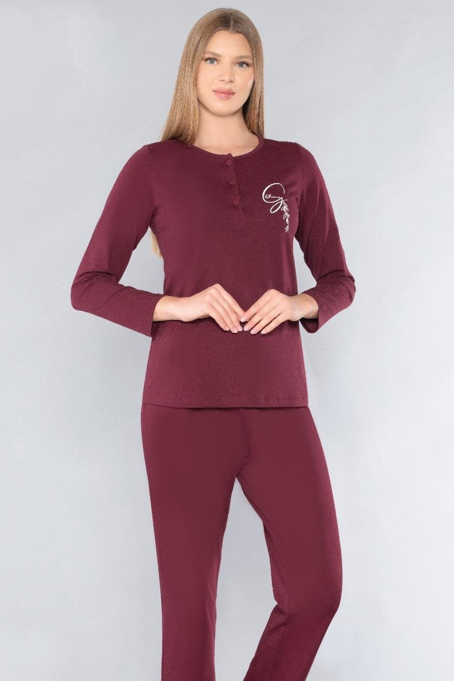 Alperi UZUN KOL PİJAMA TAKIMI ALPERİ 79-113 görsel 2