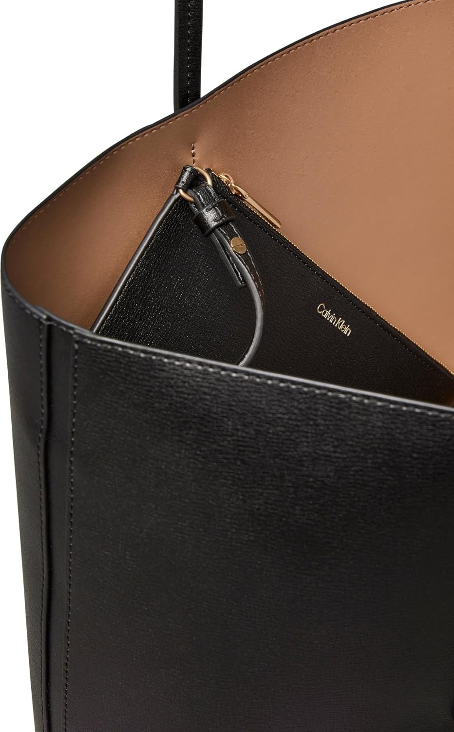 Brf Store Prime Calvin Klein Foıl Logo Tote W/pouch Çanta Kadın görsel 6
