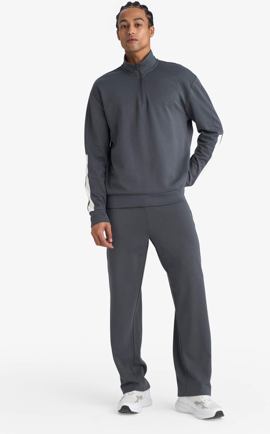 DeFacto Sıcak Tutan Relax Fit Düz Paça Modal Jogger Eşofman Altı G5145AX25WN