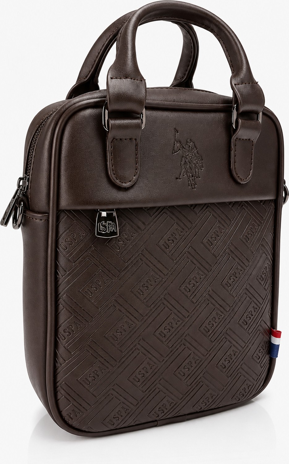 U.S. Polo Assn. Erkek Çapraz Askılı Çanta Kahverengi 26003 görsel 4