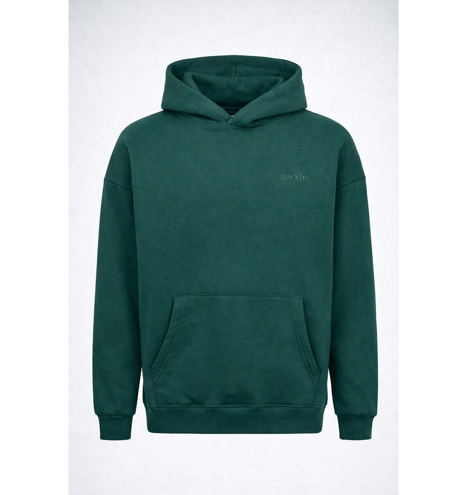 Packho Unisex Oversize Kapüşonlu Sweatshirt, Üç Iplik Şardonlu Kalın Hoodie (1 Adet Sweatshirt) görsel 7