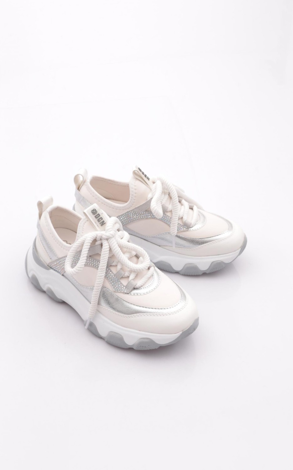 DGN B2011 Kadin Kalin Taban Sneakers görsel 2