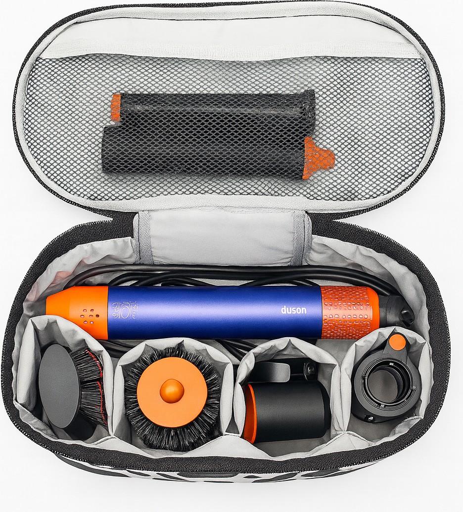 Dys Case DysCase, Dys Airwrap Çantası ve Tüm Saç Şekillendiriciler Için Özel Bölmeli Extra Koruyuculu Çanta Seyahat görsel 6