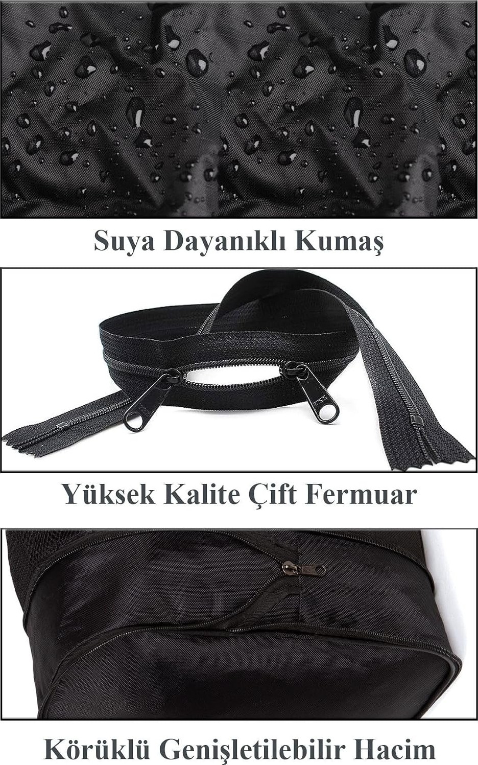Happy Trend Av A Dos Orijinal Körüklü Ortopedik Konfor Çok Gözlü Gezi Seyahat Yürüyüş Dağcı Kamp Spor Sırt Çantası 65 L görsel 4
