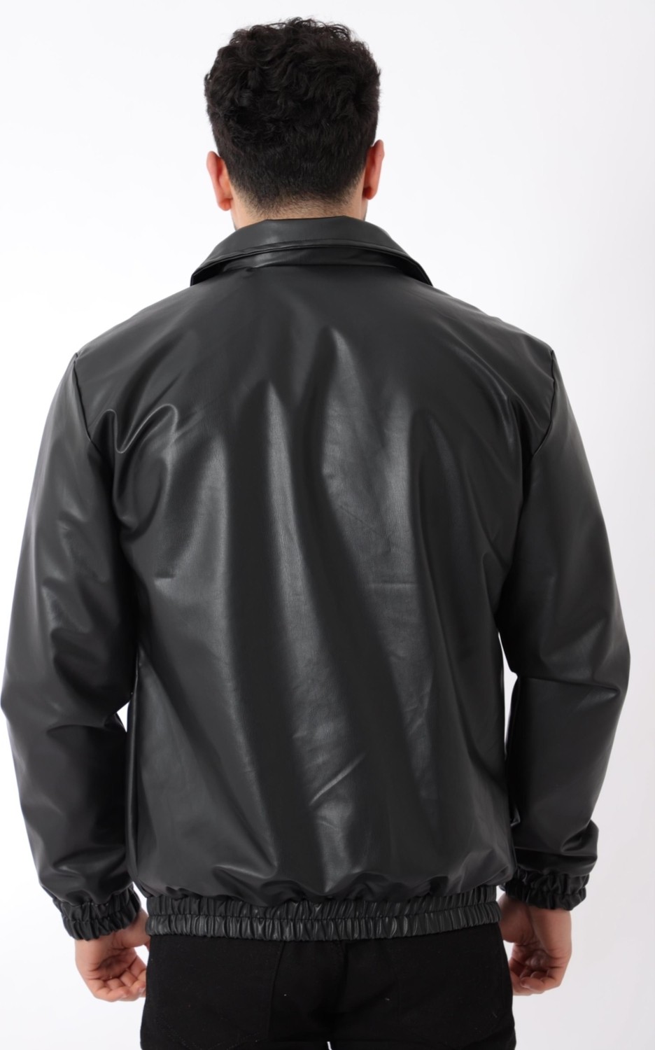 Stil Kombin Bel Lastikli Suni Deri Mont Pldp 2984_60295 görsel 5