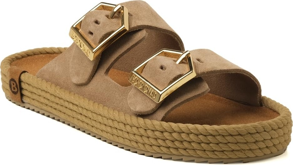 Aesco Bohonomad Sydney Kadın Terlik Vizon, Camel, 40