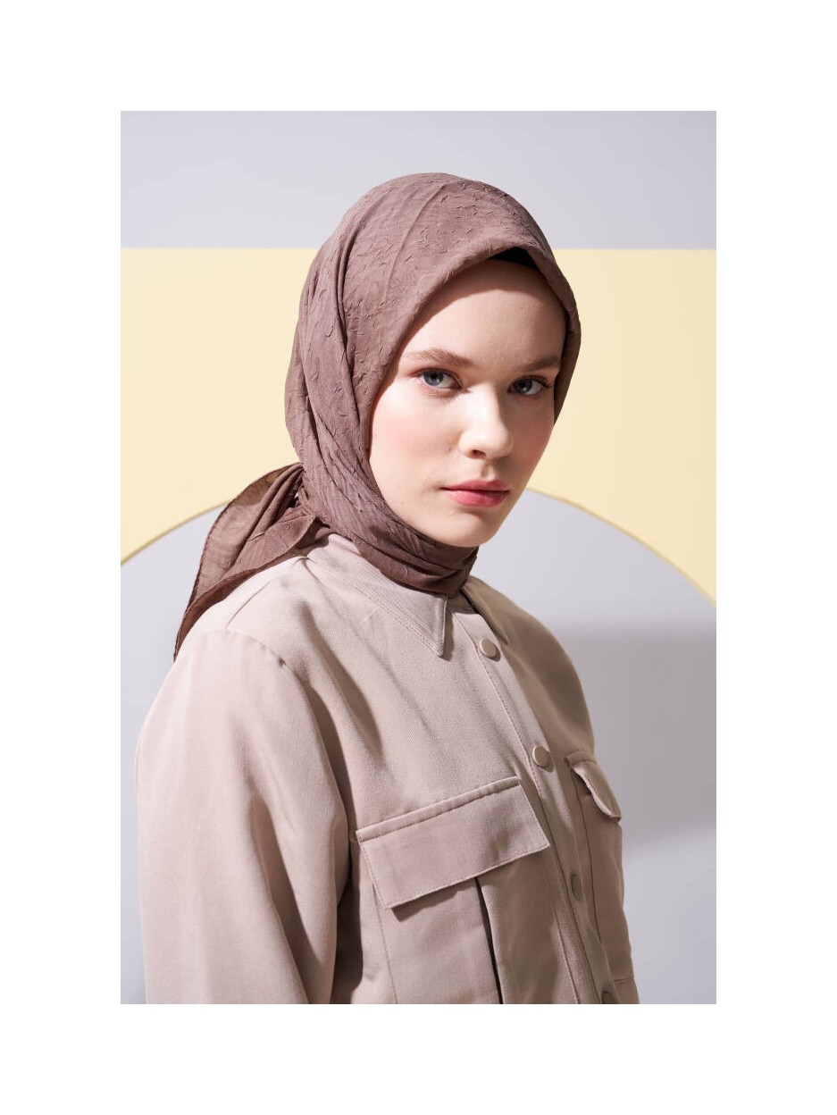 Güneş Bambu Kraş Eşarp (Tesettür Giyim, %100 Pamuk, Hafif, Rahat, Şık, Yüksek Kalite, Uygun Fiyat, Hijab, Shawl, Scarf, Lux, Original) görsel 7