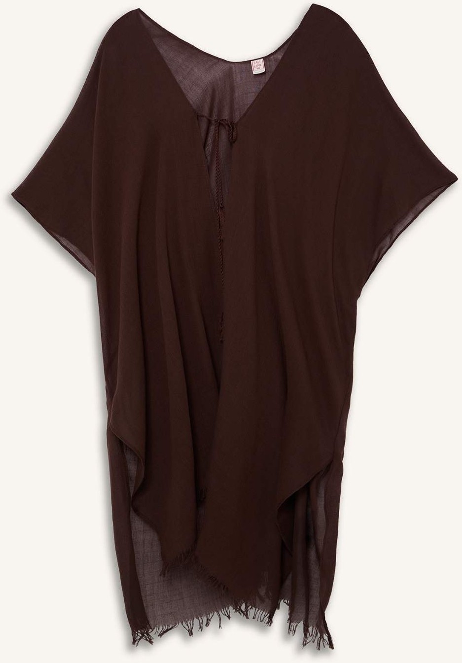 DeFacto %100 Pamuk Regular Fit Plaj Ekru Elbisesi Z0696AZ26SP