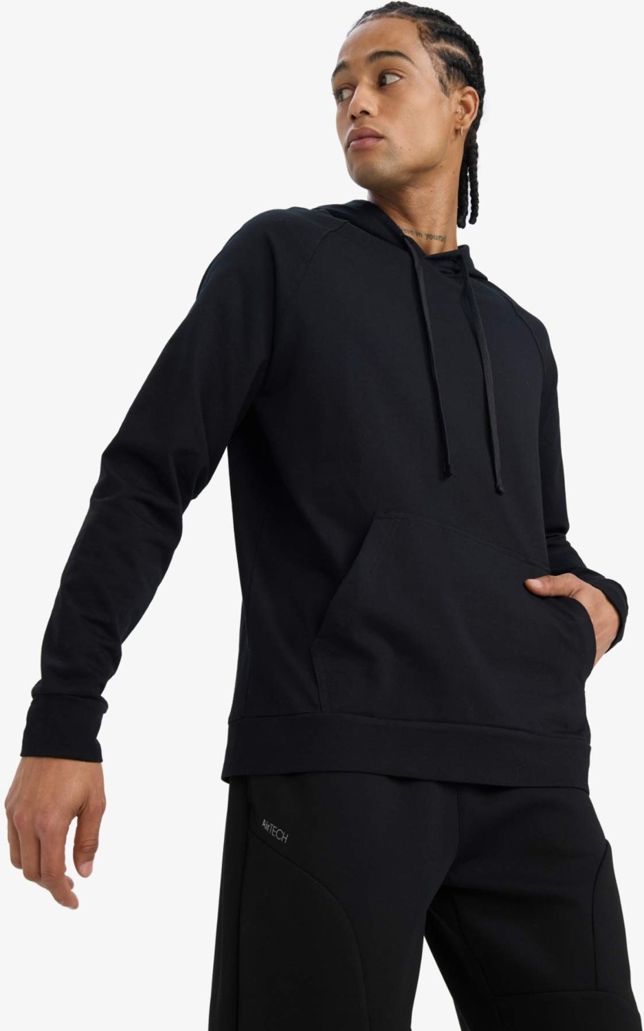 DeFacto Standart Fit Kapüşonlu Sporcu Sweatshirt D8014AX25SP
