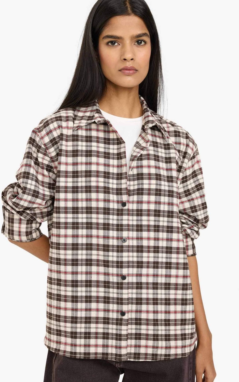 DeFacto Oversize Kareli Flanel Gömlek G7760AX26SP