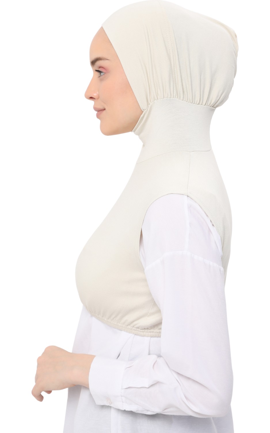 Altobeh Kadın Sıfır Kollu Yarım Body Siyah %94 Viskon Yumuşak Dokulu Rahat Kullanım görsel 3