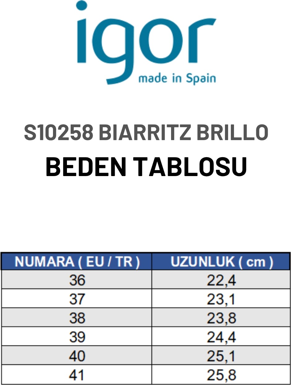 Igor Biarritz Brillo Kadın Sandalet - Siyah Rugan S10258-002 görsel 5
