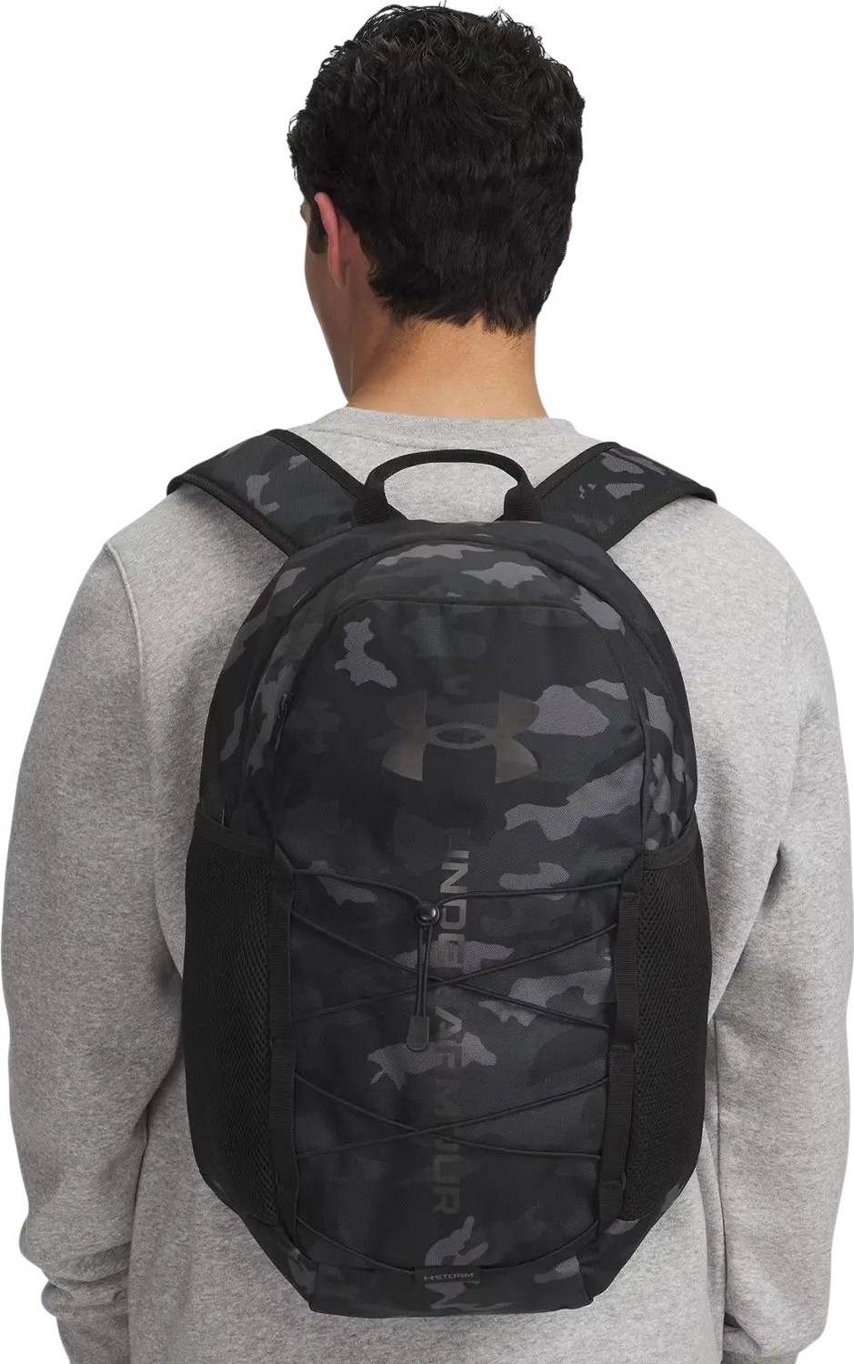 Under Armour Hustle Sport 6.0 Backpack Siyah-Siyah Unisex Sırt Çantası görsel 5