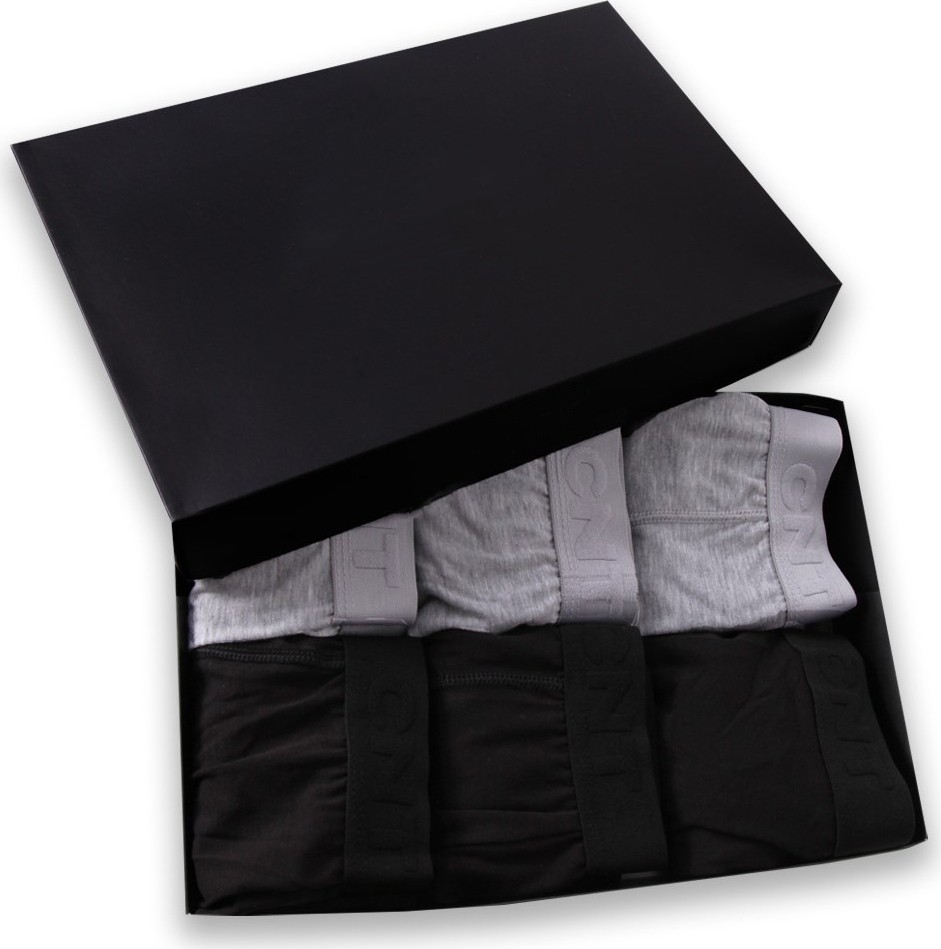 Cnt Erkek Boxer Düz Desenli 3XL Likralı Premium Paket 6'lı Konforlu İç Giyim Seti