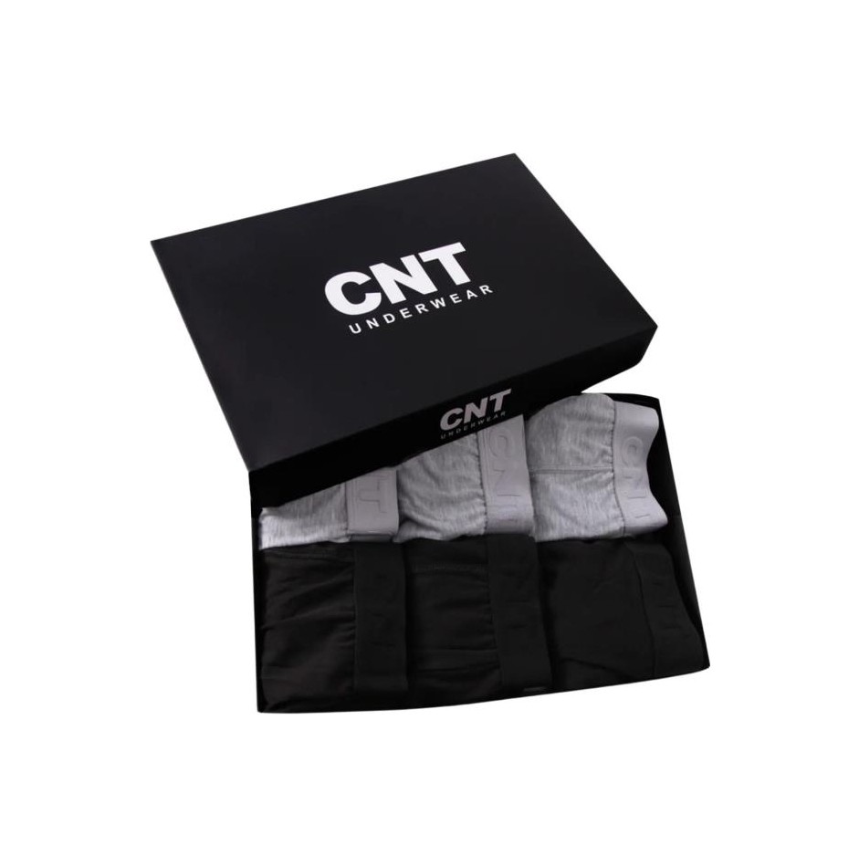 Cnt Erkek Boxer Düz Desenli 3XL Likralı Premium Paket 6'lı Konforlu İç Giyim Seti görsel 4