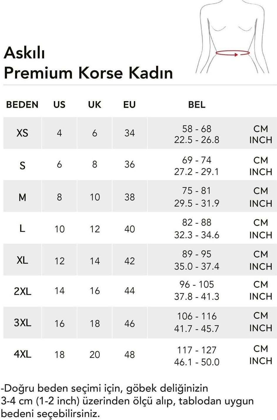 Yamuna Askılı Premium Korse Anında 2 Beden Incelten Sırt Destekli Toparlayıcı görsel 6