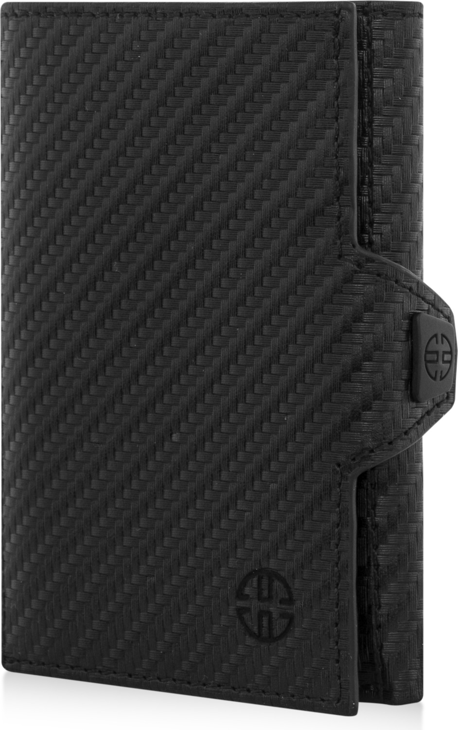 Trusador Toscana Carbon Kartlık Deri Cüzdan Unisex Rfid Korumalı Erkek Kadın Mini Hediye görsel 7