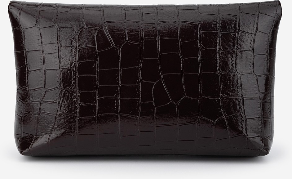Valmenti Kadın Suni Deri Kahverengi Kroko Clutch Çanta 921 7484 Bn Cnt SK26-27 Kahve Kroko görsel 4
