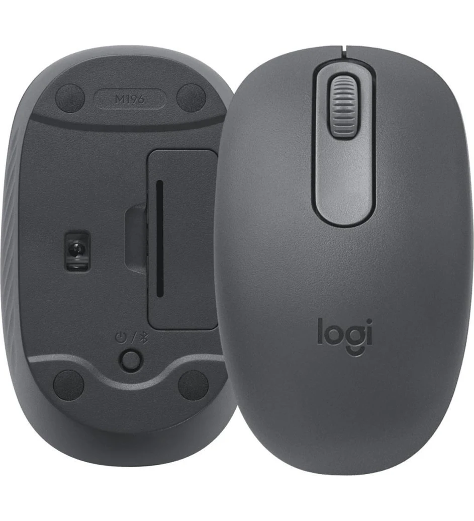 Resim Logitech M196 1000DPI Optik Kablosuz Bluetooth Mouse Gri 910-007459 