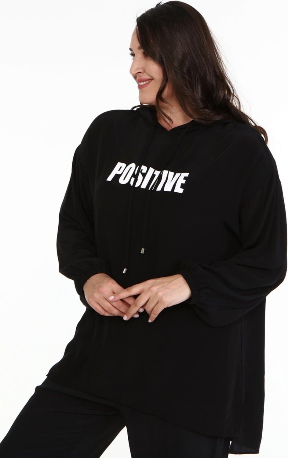 Myline Baskılı Kapüşonlu Sweatshirt görsel 3