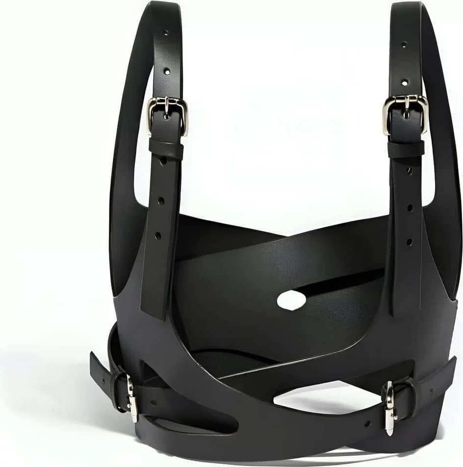 bebekokusu Deri Bra, Deri Sütyen Gögüs Harness - BRF1145 görsel 3