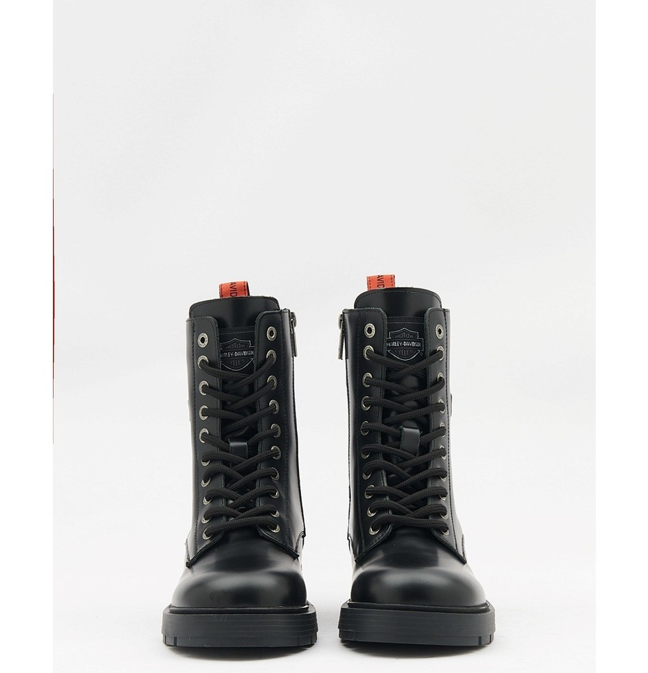 Harley Davidson Harley-Davidson Cree Kadın Bot, Hakiki Deri, Kauçuk Taban, Siyah Deri / Off White Deri, Günlük & Outdoor Kullanım görsel 3
