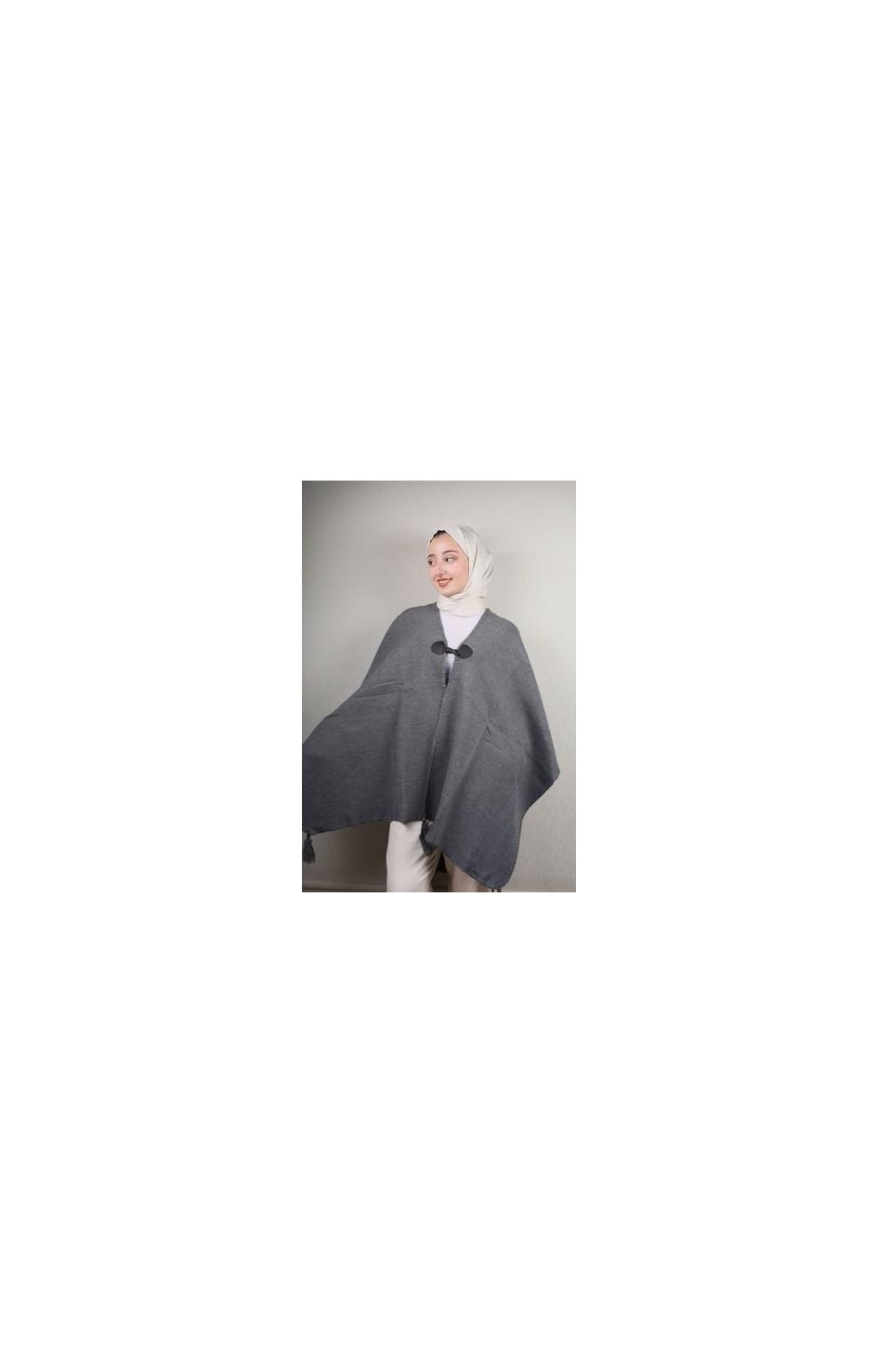 Çalıkuşu Triko Panço Şal görsel 6