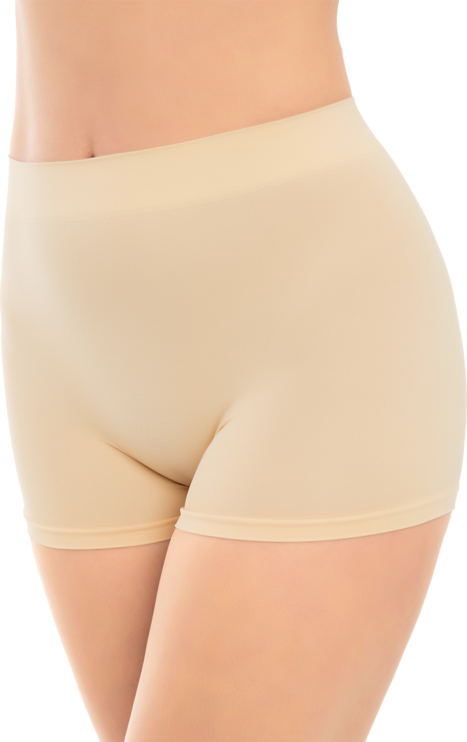 Cottonhill Kadın Beyaz Ultra-Rahat Seamless Boxer