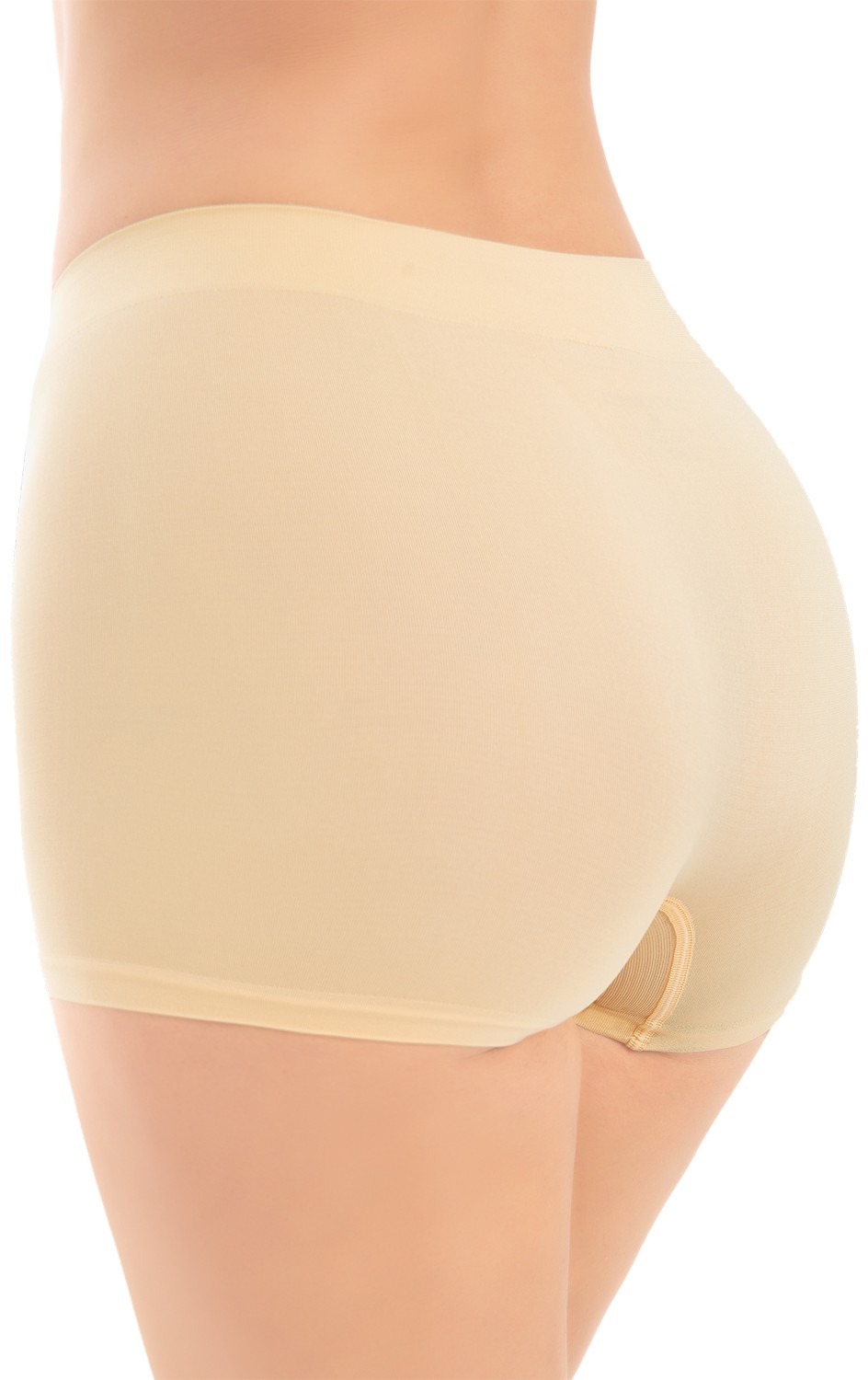 Cottonhill Kadın Beyaz Ultra-Rahat Seamless Boxer görsel 2