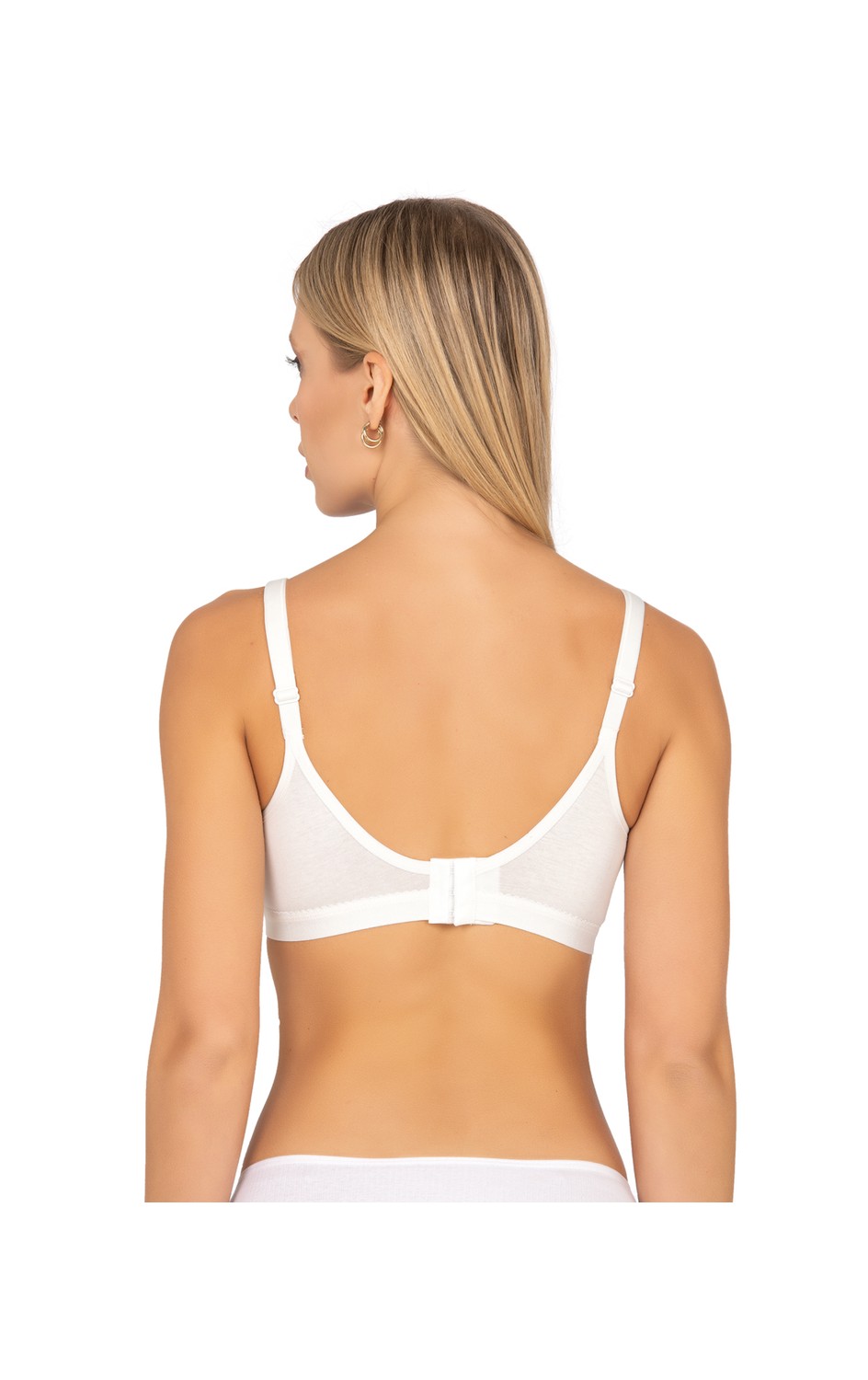 Özkan Underwear Koza 80082 Kadın Pamuklu Boş Kap Balensiz Hamile Lohusa Emzirme Sütyeni görsel 7
